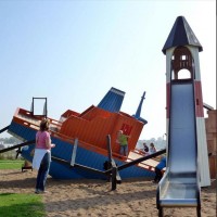 大型八爪鱼儿童组合式滑梯