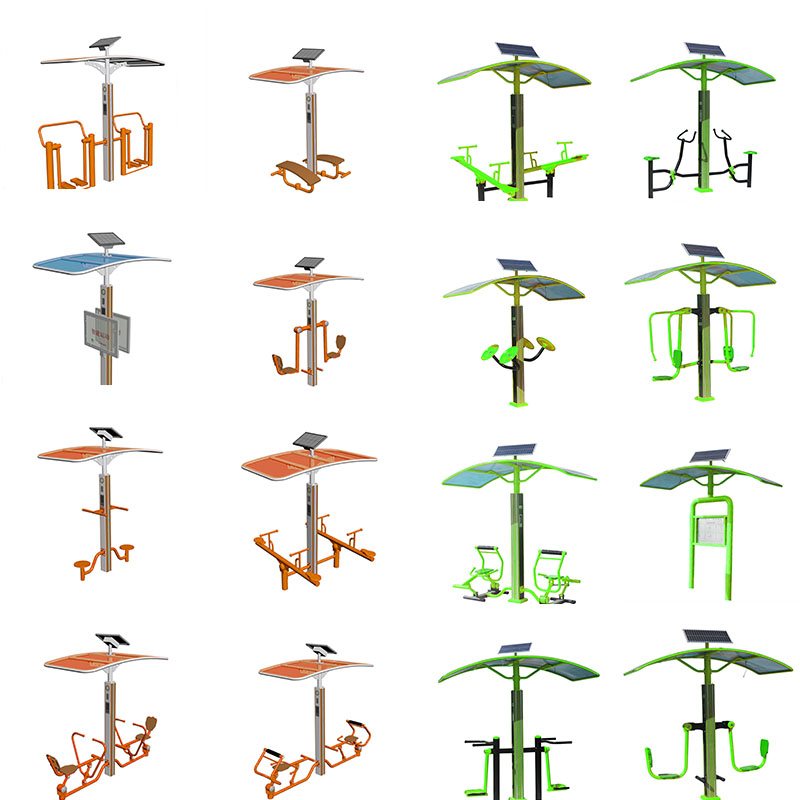 智能双位背部按摩器 - 开元体育官网校园健身路径设备